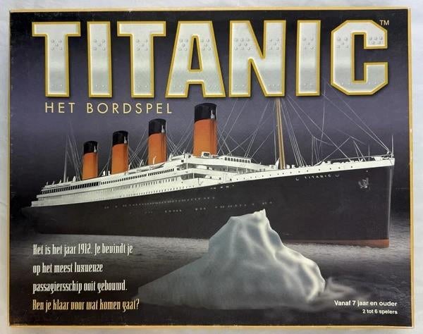 Titanic het Bordspel Universal Games 1998 gezelschapsspel, Een of twee spelers, Verzenden, Zo goed als nieuw, Overig