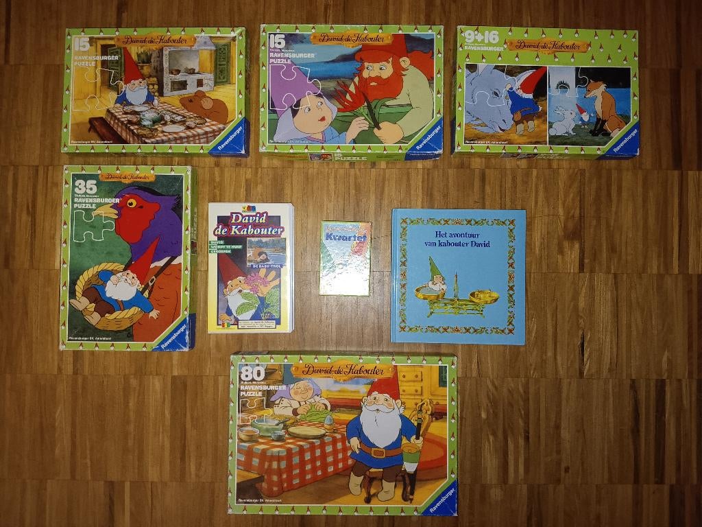 David de Kabouter, jaren 80, Verzamelen, Speelgoed, Zo goed als nieuw, Ophalen of Verzenden