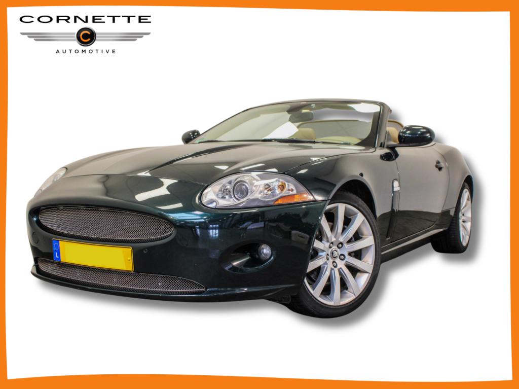 Jaguar XK 3.5 V8 Cabriolet Uitlaten aangepast naar XKR look, Auto's, Jaguar, Beige, Cabriolet, 3555 cc, Bedrijf