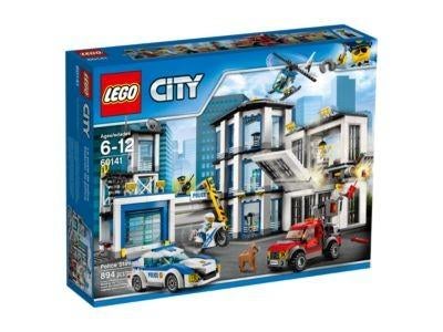Lego 60141, groot politiekantoor, volledig met boekjes en do, Ophalen of Verzenden, Lego