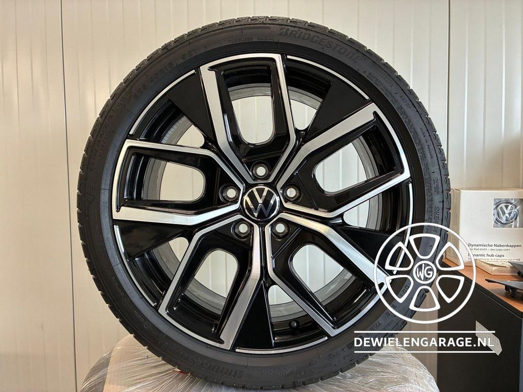 18 inch VW Golf 8 LEEDS Velgen NIEUW & Origineel 5x112 Bridg, Autos : Pièces & Accessoires, Pneus & Jantes, Neuf, Pneus et Jantes