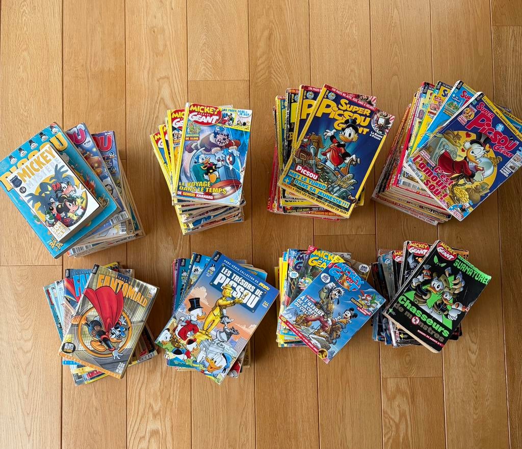 Lot de Picsou, Mickey,…, Boeken, Stripverhalen, Meerdere stripboeken, Ophalen of Verzenden, Gelezen
