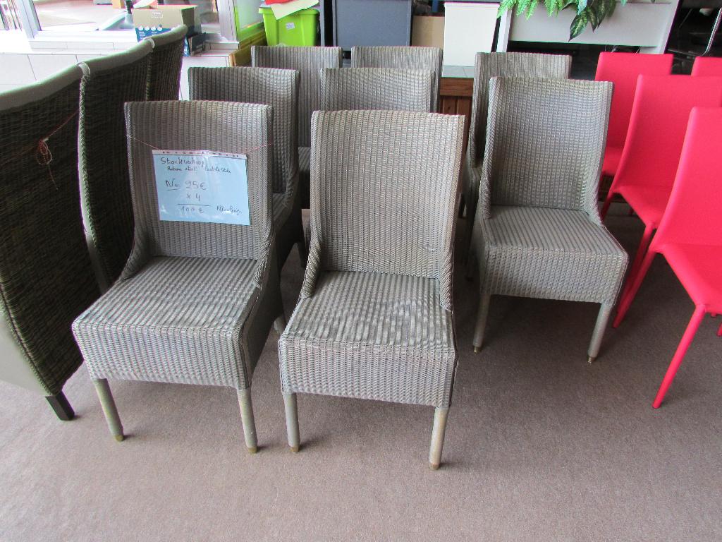 4 nieuw rotan stoelen 100 euro., Tuin en Terras, Ophalen, Nieuw, Rotan