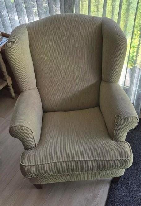 Zgan oorfauteuil beige / creme, Ophalen, Stof