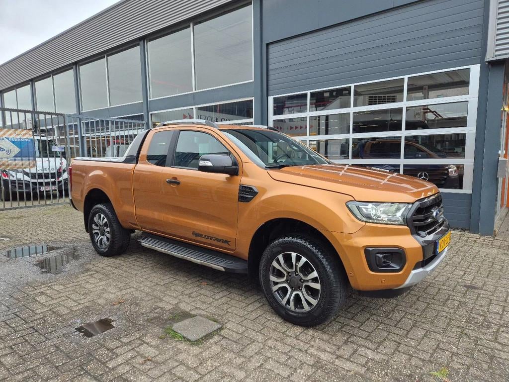 Ford Ranger 2.0 TDCI 4X4 BiTurbo WildTrak/ Leer/ Navi/ Camer, Auto's, Automaat, 4 deurs, Euro 6, Parkeersensor