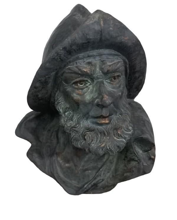 Danesi "Visser" sculptuur. in plaaster, Antiek en Kunst, Ophalen