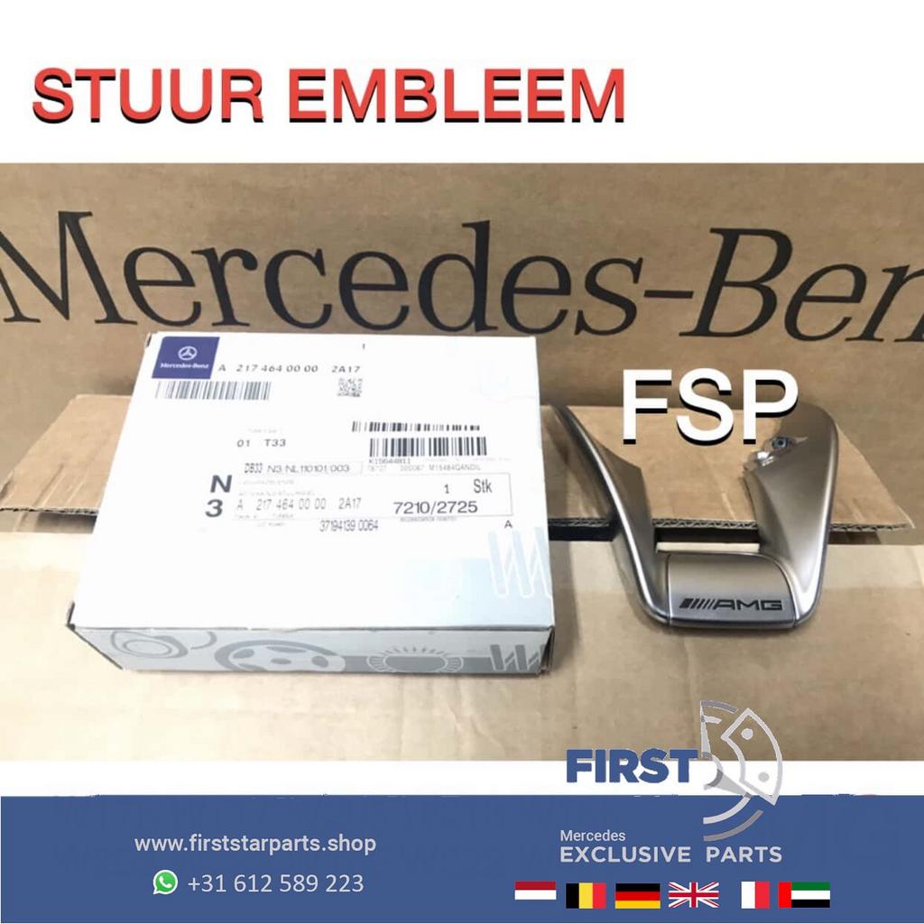 AMG STUUR LOGO EMBLEEM W176 W117 W205 W213 W156 W253 W222 W2, Auto-onderdelen, -, -, -