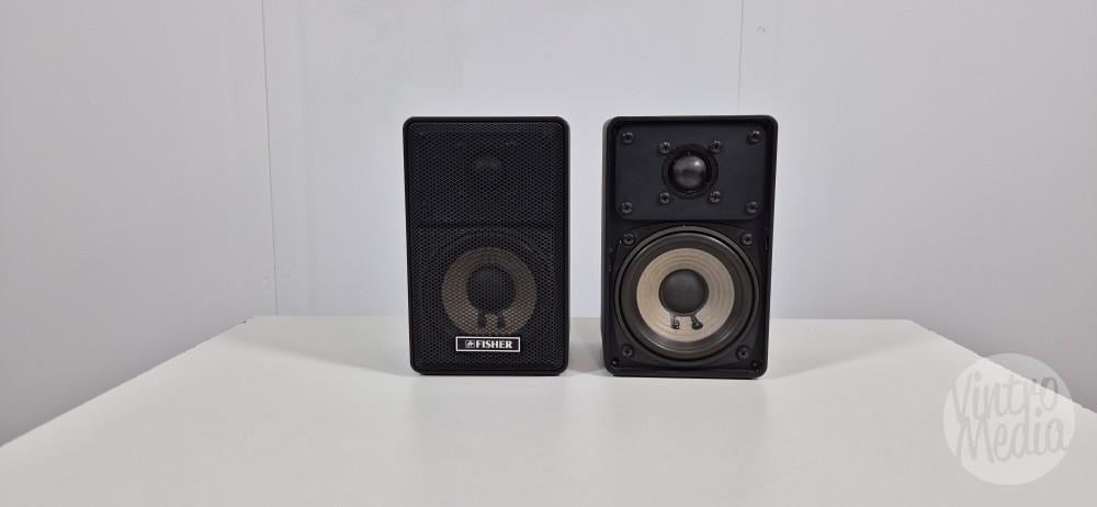 Fisher SME-260 Luidsprekers | Speakers | Aluminium | Compact, Audio, Tv en Foto, Luidsprekerboxen, Overige merken, Refurbished