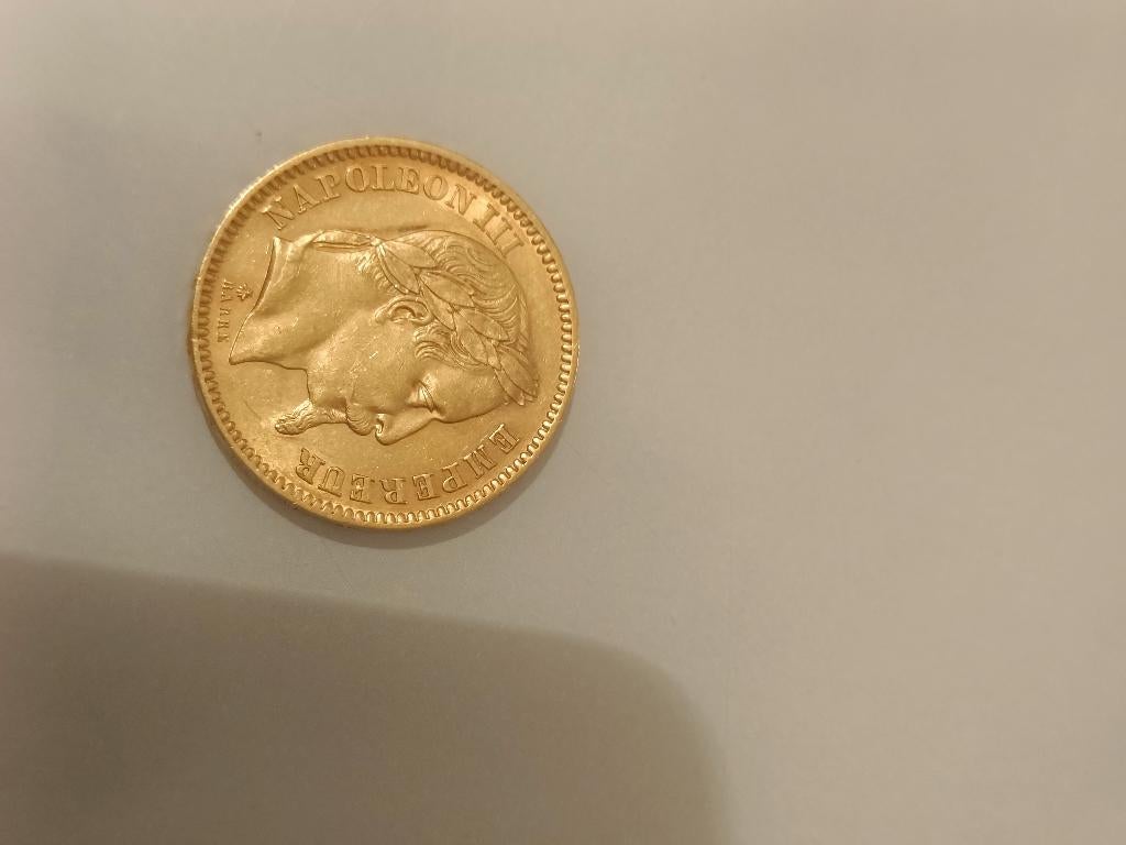 Napoléon 3 or 20 francs 1862, Ophalen, Frankrijk, Goud