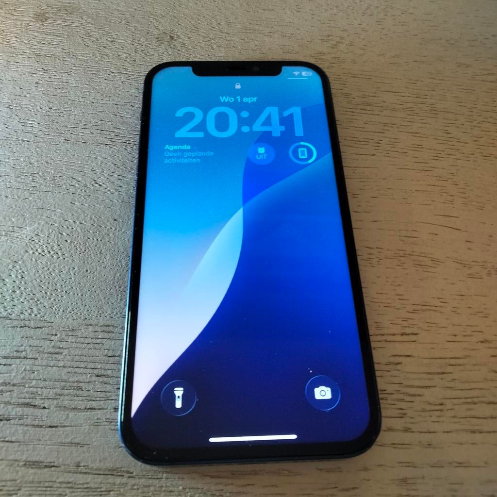 Iphone 12 blauw 64 GB, Télécoms, Téléphonie mobile | Apple iPhone, Enlèvement ou Envoi, Bleu, 64 GB, IPhone 12