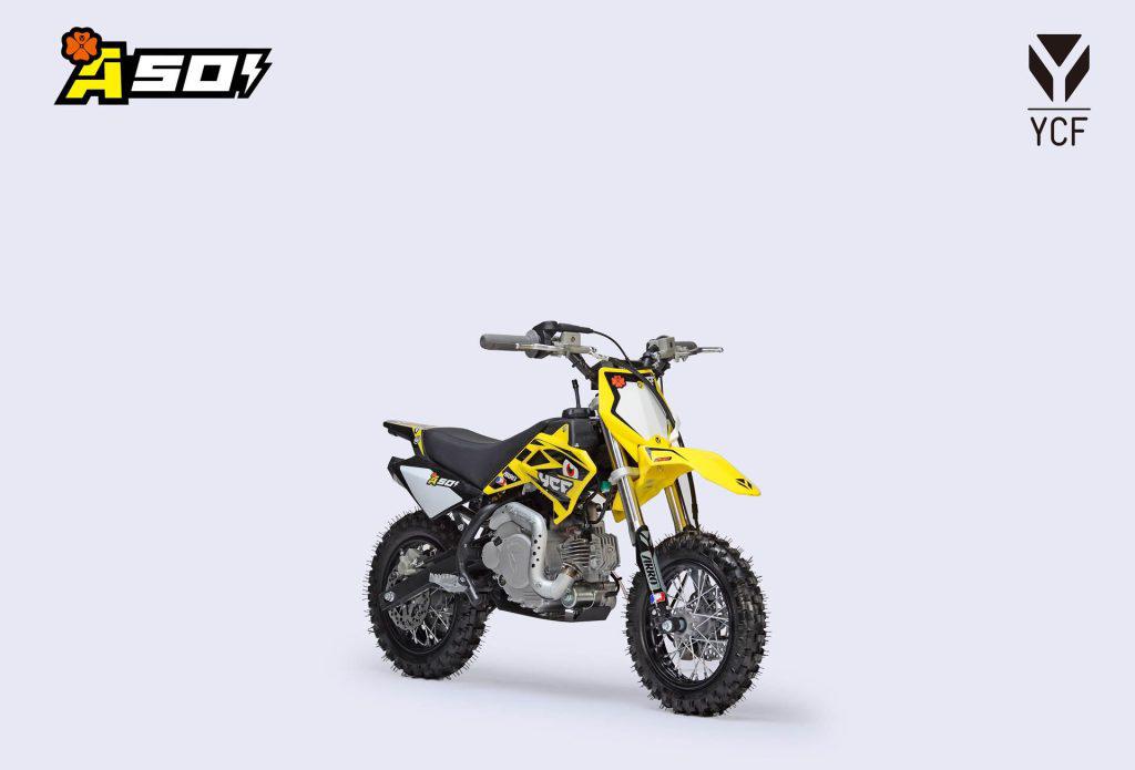 YCF 50 kids crosser, elektrische start, Fietsen en Brommers, Minibikes, Midibikes en Pitbikes, Ophalen, Nieuw, 50 cc, Dirtbike