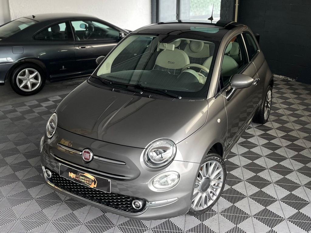 Fiat 500 1.2i Lounge 1e eigenaarsgarantie 12 maanden, Auto's, Fiat, Voorwielaandrijving, 4 zetels, 4 cilinders, Leder en Stof