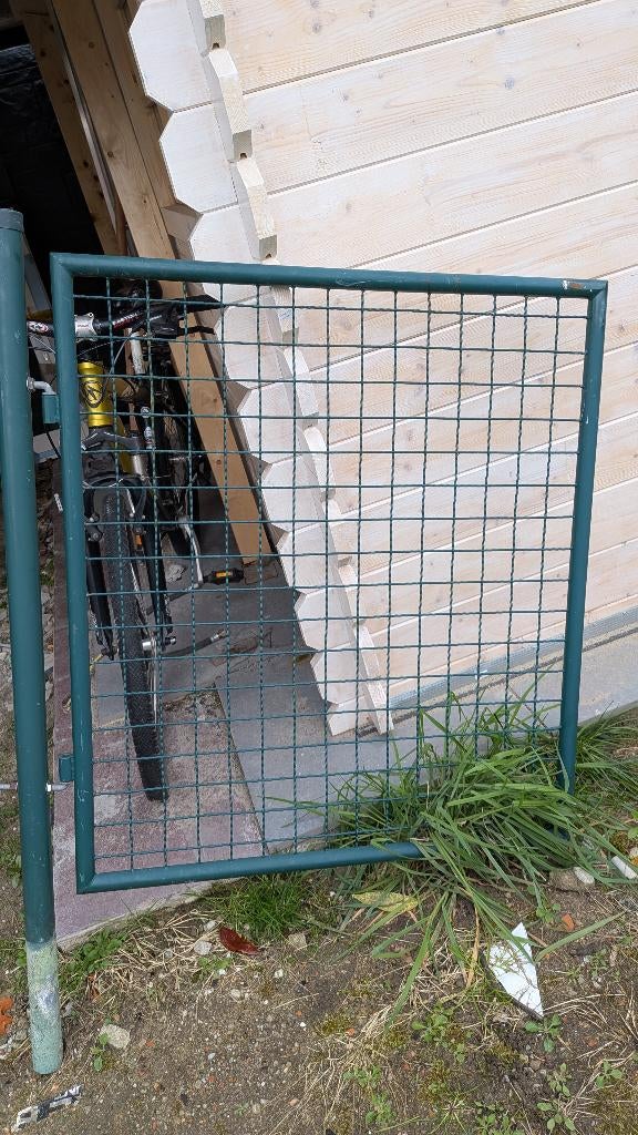 Tuinpoort bekaert, Tuin en Terras, Tuinpoorten, Gebruikt, Staal, Minder dan 100 cm, Ophalen of Verzenden