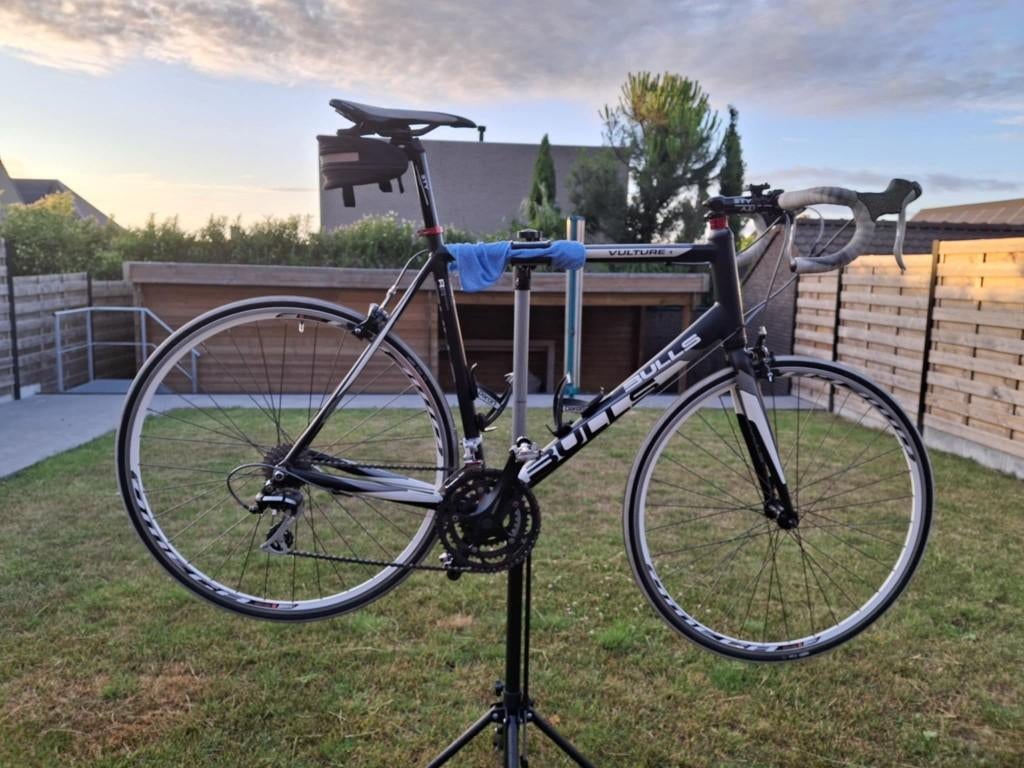 Vélo de course Bulls Vulture 1 – taille 59 + accessoires, Autres marques, 57 à 61 cm, Enlèvement, Utilisé