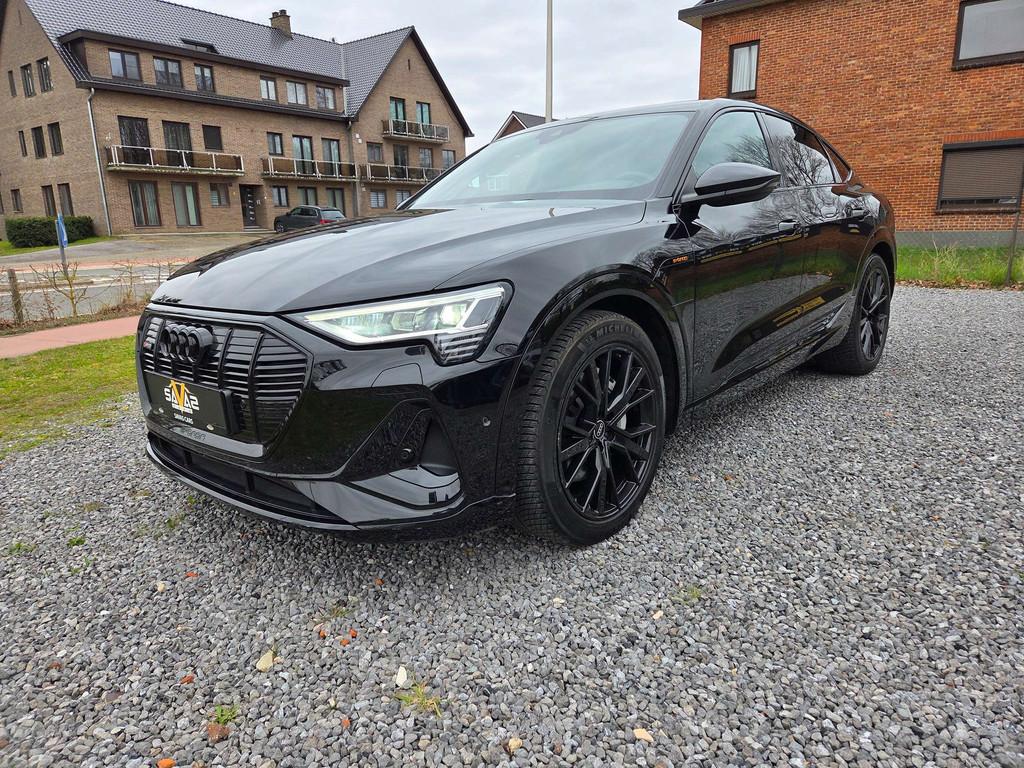 Audi e-tron E-Tron 95 kWh 55 Sportback Quattro S line/pano, Auto's, Audi, Automaat, Gebruikt, USB, Leder