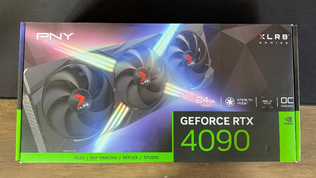 PNY RTX 4090 24GB Graphics Card, Informatique & Logiciels, Cartes vidéo, Neuf, Nvidia, PCI-Express 4.0, GDDR6, HDMI, DisplayPort