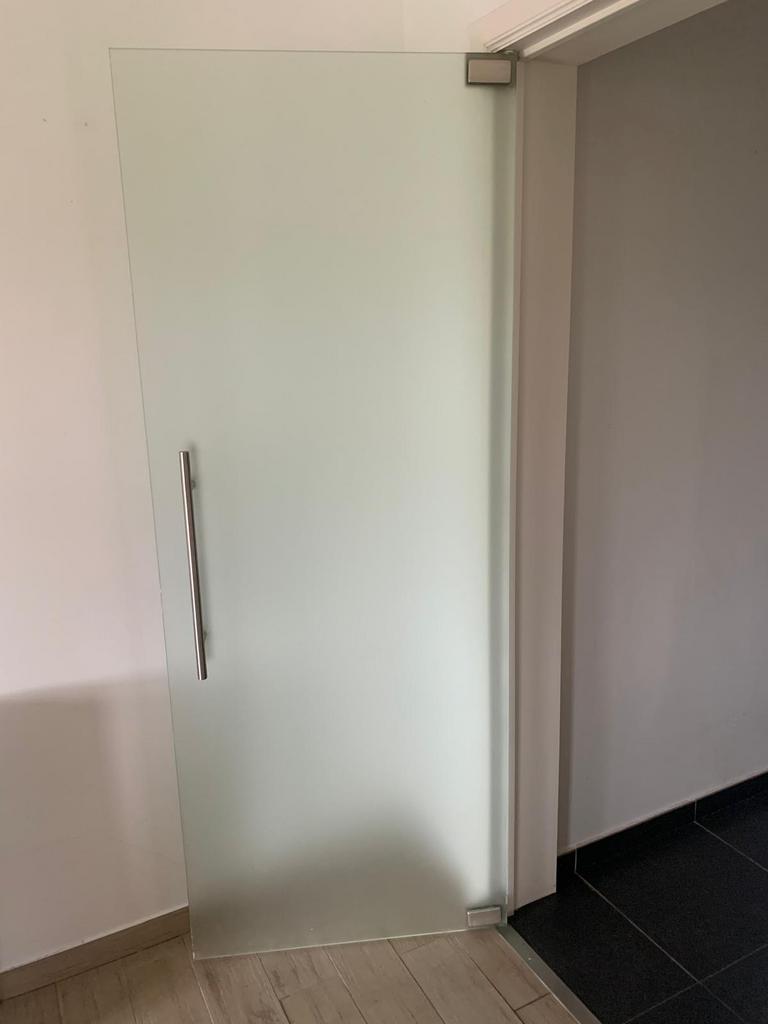 Porte d’intérieur vitrée opaque, Bricolage & Construction, Verre, Enlèvement, Moins de 80 cm, 200 à 215 cm