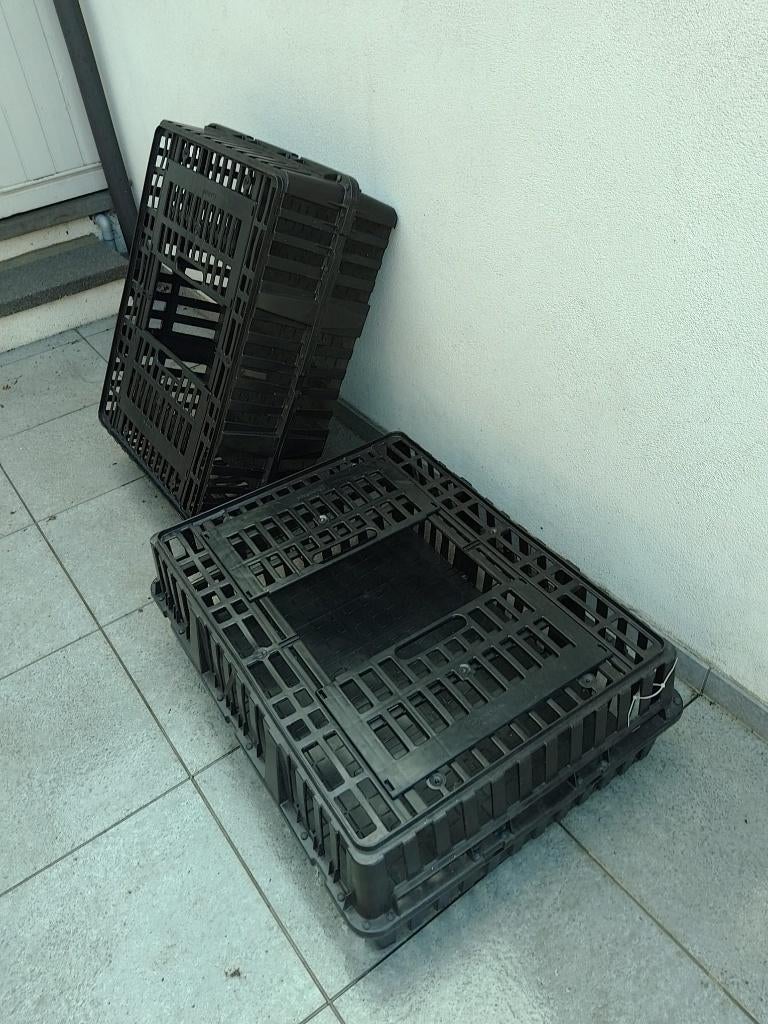 2 kleinveekorven, Dieren en Toebehoren, Pluimvee | Toebehoren, Ophalen, Zo goed als nieuw, Overige typen