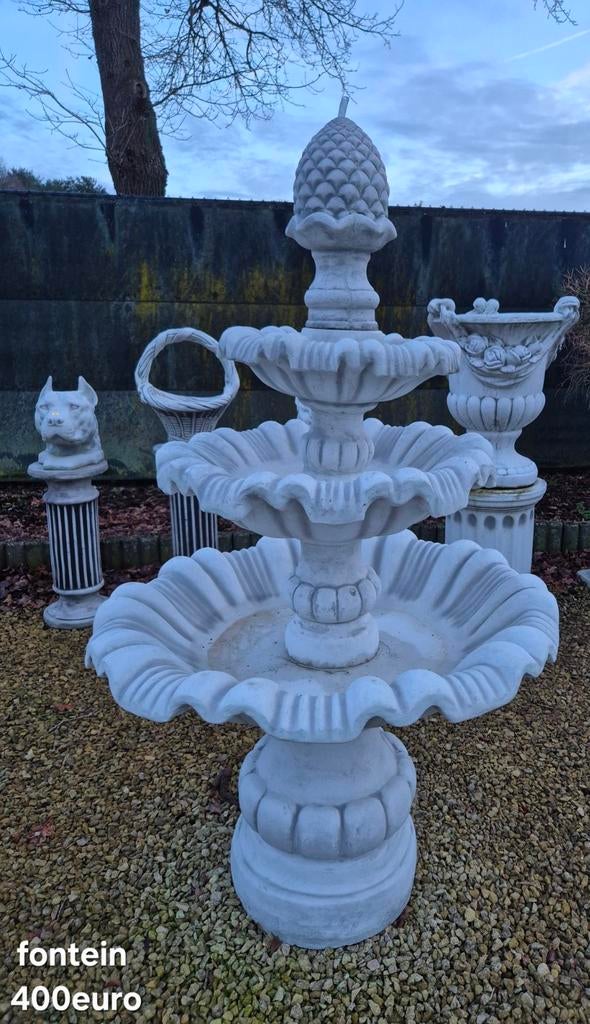 Fontein 1m70 , beton beeld, Ophalen, Nieuw, Beton, Overige typen