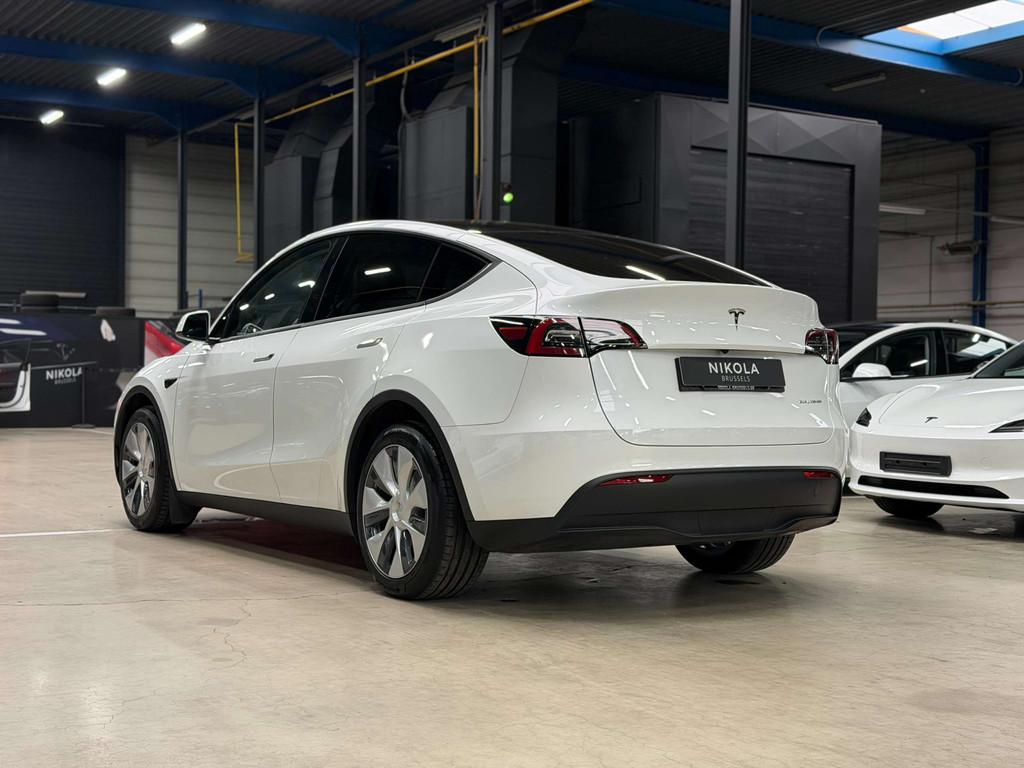 Tesla Model Y LONG RANGE - AWD - AUTOPILOT (bj 2023), Auto's, Zwart, Wit, 5 zetels, SUV of Terreinwagen