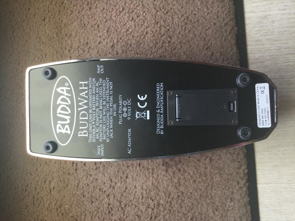 Budda Wah V2 chrome, Muziek en Instrumenten, Effecten, Nieuw, Wah Wah, Ophalen of Verzenden