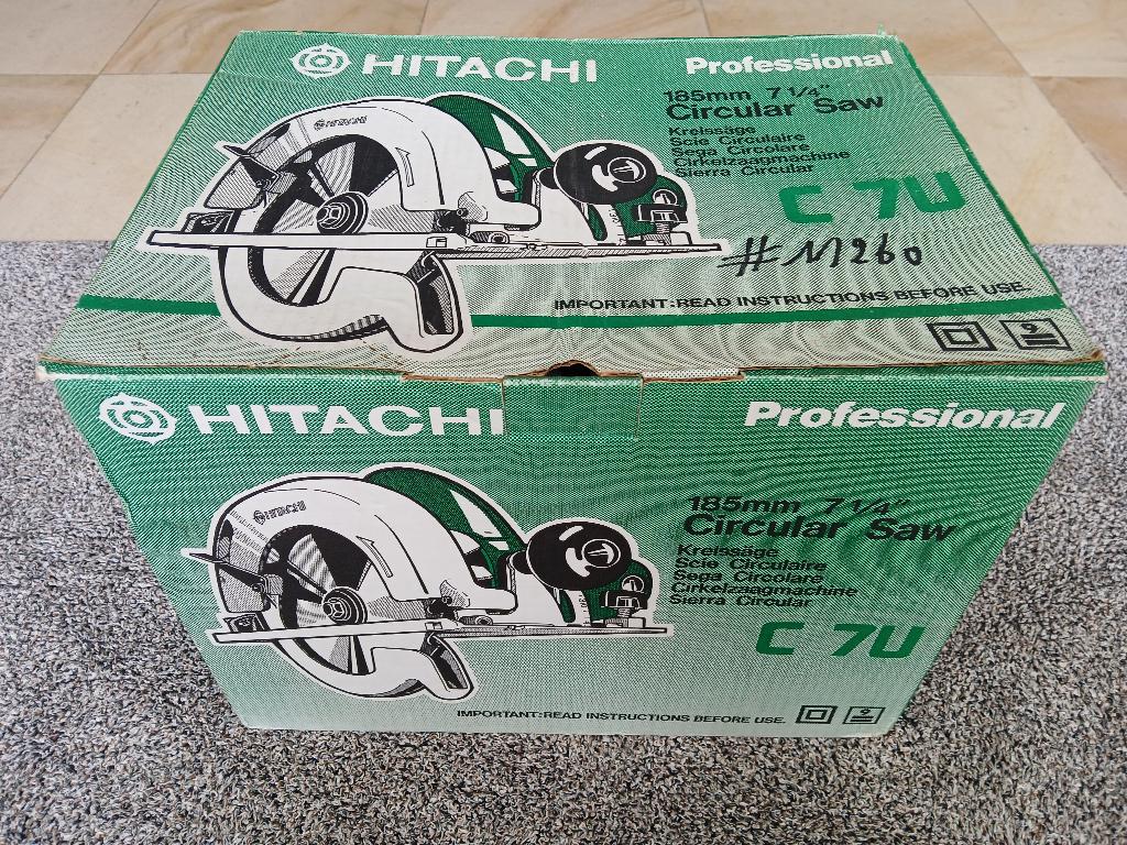 Scie circulaire électrique HITACHI C 7U – Etat neuf, Bricolage & Construction, Enlèvement ou Envoi, Scie circulaire, Hitachi