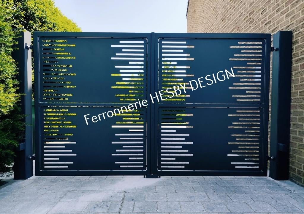 Barrière , portail neuf qualité prix comparez par vous même, Jardin & Terrasse, Neuf, 200 cm ou plus, Enlèvement ou Envoi, Acier