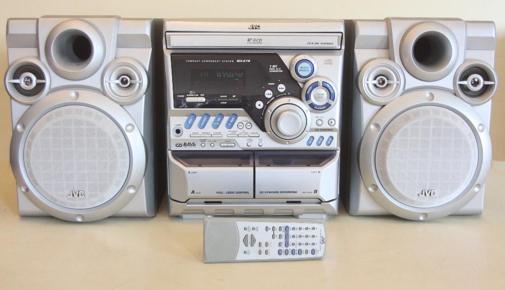 JVC Stereo / CD - Radio - Cassette - AUX / Afstandsbediening, TV, Hi-fi & Vidéo, Chaîne Hi-fi, Enlèvement ou Envoi, Comme neuf
