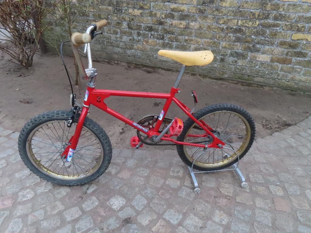 Retro BMX , rood , volledig in orde, Ophalen, Dejonckheere, Staal, 16 tot 20 inch