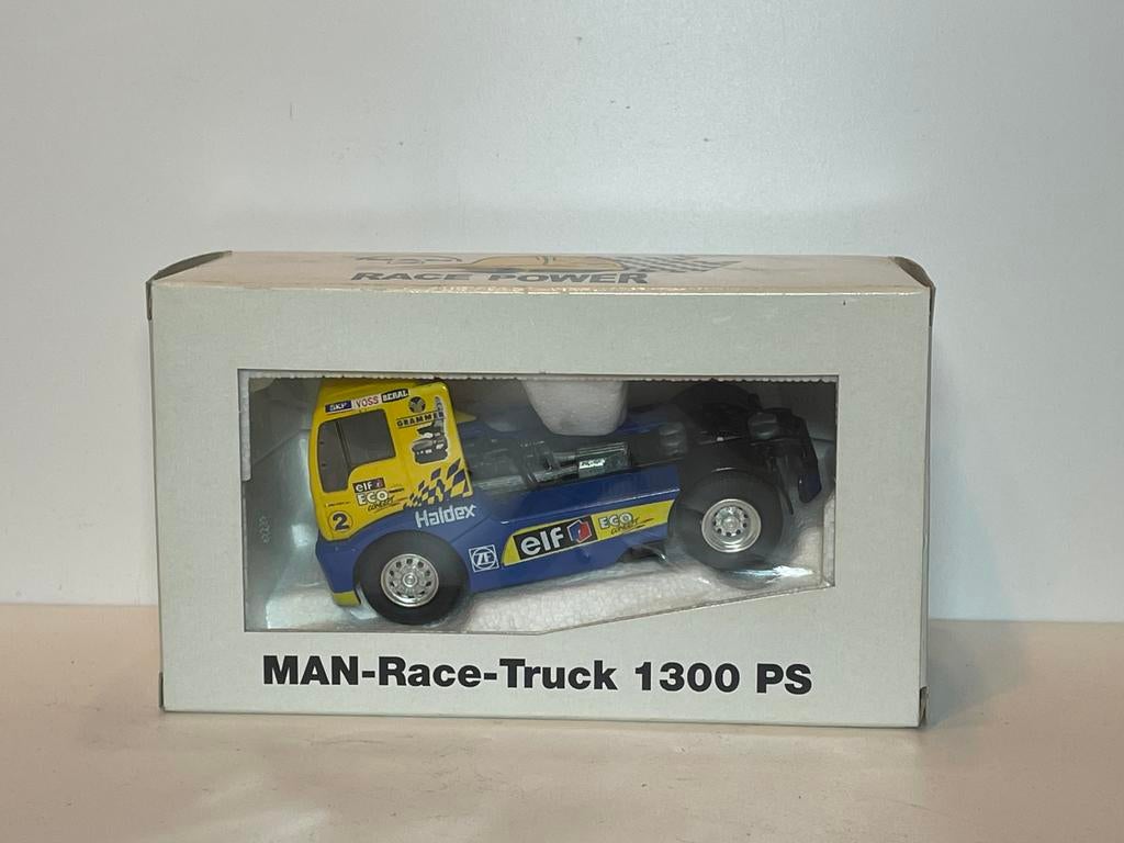CONRAD MAN racetruck OVP 1:50, Hobby & Loisirs créatifs, Voitures miniatures | 1:50, Enlèvement ou Envoi, Comme neuf, Bus ou Camion