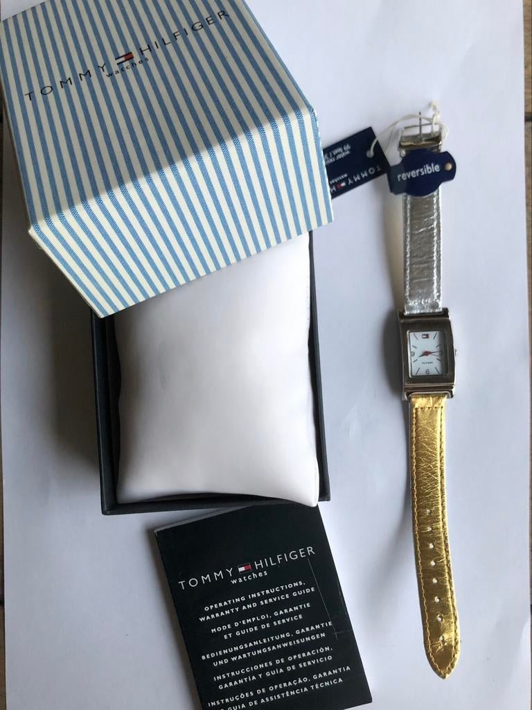 Tommy Hilfiger dames, Ophalen, Nieuw, Polshorloge, Leer