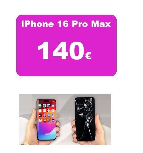 Réparation écran iPhone 16 Pro Max pas cher à Bruxelles, Télécoms, Téléphonie mobile | Accessoires & Pièces, Enlèvement, Autres types