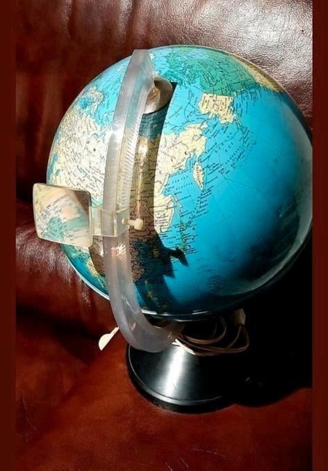 Vintage Wereldbol Rico Florence,26 cm diameter, Huis en Inrichting, Woonaccessoires | Wereldbollen, Ophalen of Verzenden, Zo goed als nieuw