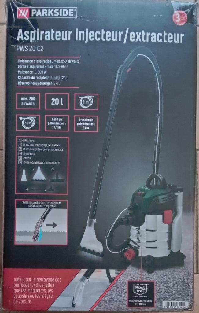 Accessoires d'aspirateur injecteur extracteur Parkside Lidl, Enlèvement, Neuf, Aspirateur d'eau