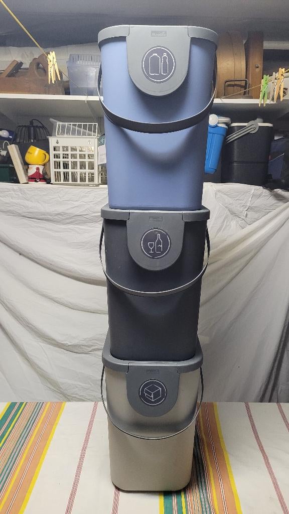 Poubelle de tri des déchets 25 l. ALBULA, Maison & Meubles, Accessoires pour la Maison | Poubelles, Moins de 50 cm, Enlèvement ou Envoi