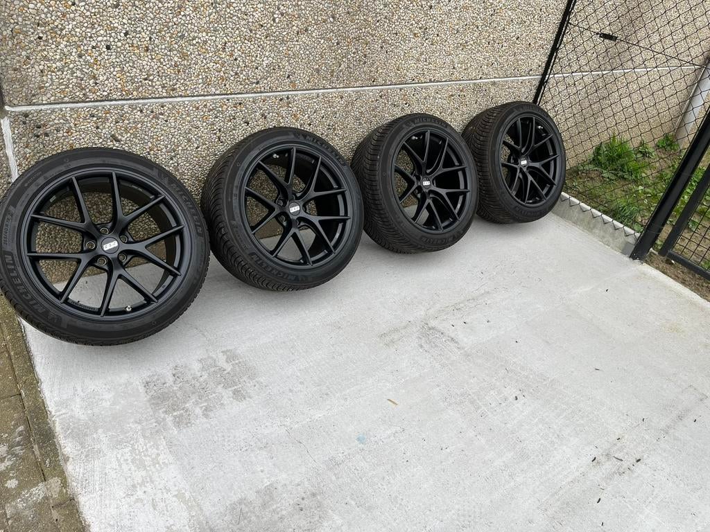 bbs ci-r noir satiné, Autos : Pièces & Accessoires, Pneus & Jantes, Pneus hiver, 19 pouces, Enlèvement