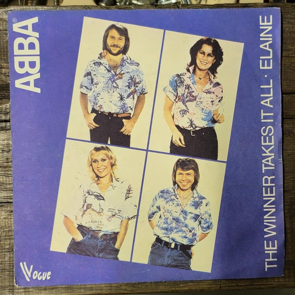 ABBA vinyl single The Winner takes it all, Cd's en Dvd's, Vinyl Singles, Ophalen of Verzenden, Zo goed als nieuw, Single