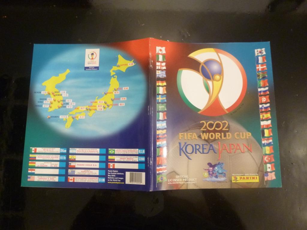 Livre Panini vierge, Coupe du monde 2002, Corée, Japon, Enlèvement, Comme neuf, Sport