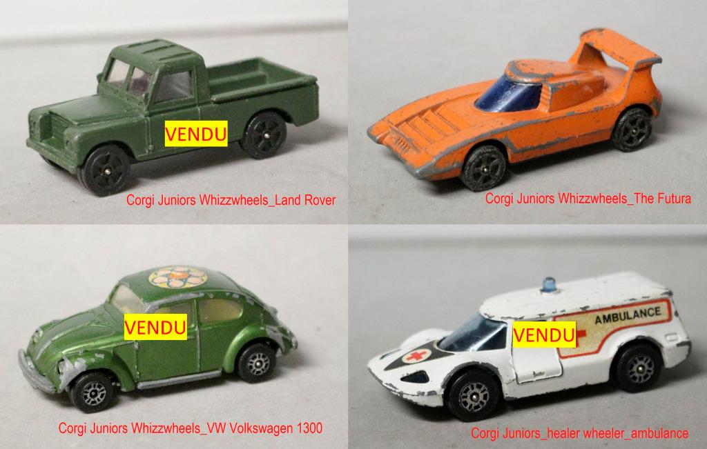 véhicules corgi - lot 01- 4 € pièce, Ophalen of Verzenden, Gebruikt, Auto