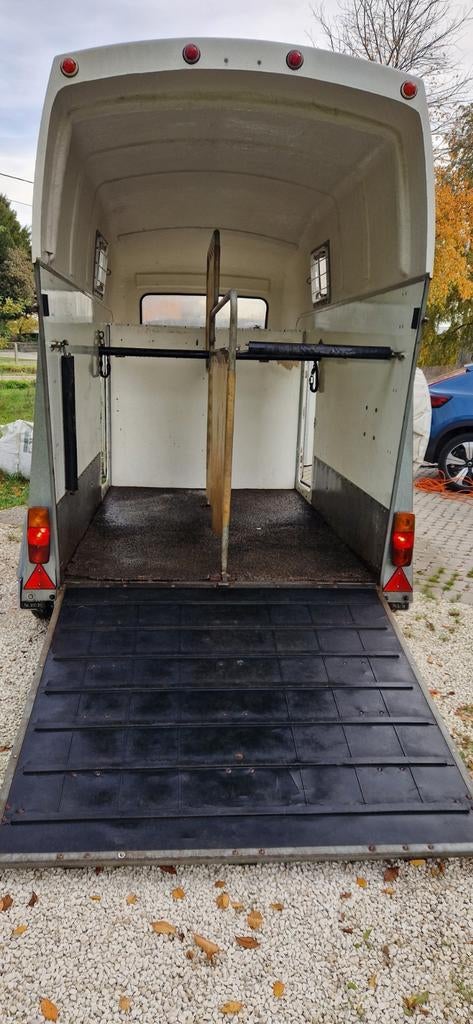 2-paards paardentrailer van Brenderup – Rijbewijs B+E, Enlèvement, Remorque 2 chevaux