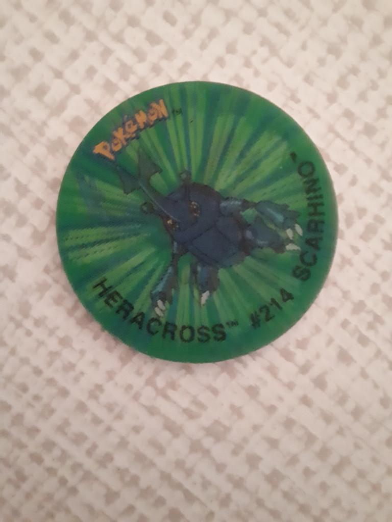 Pokémon flippo Heracross 214 Scarhino N19, Collections, Flippos, Enlèvement ou Envoi, Flippos en vrac