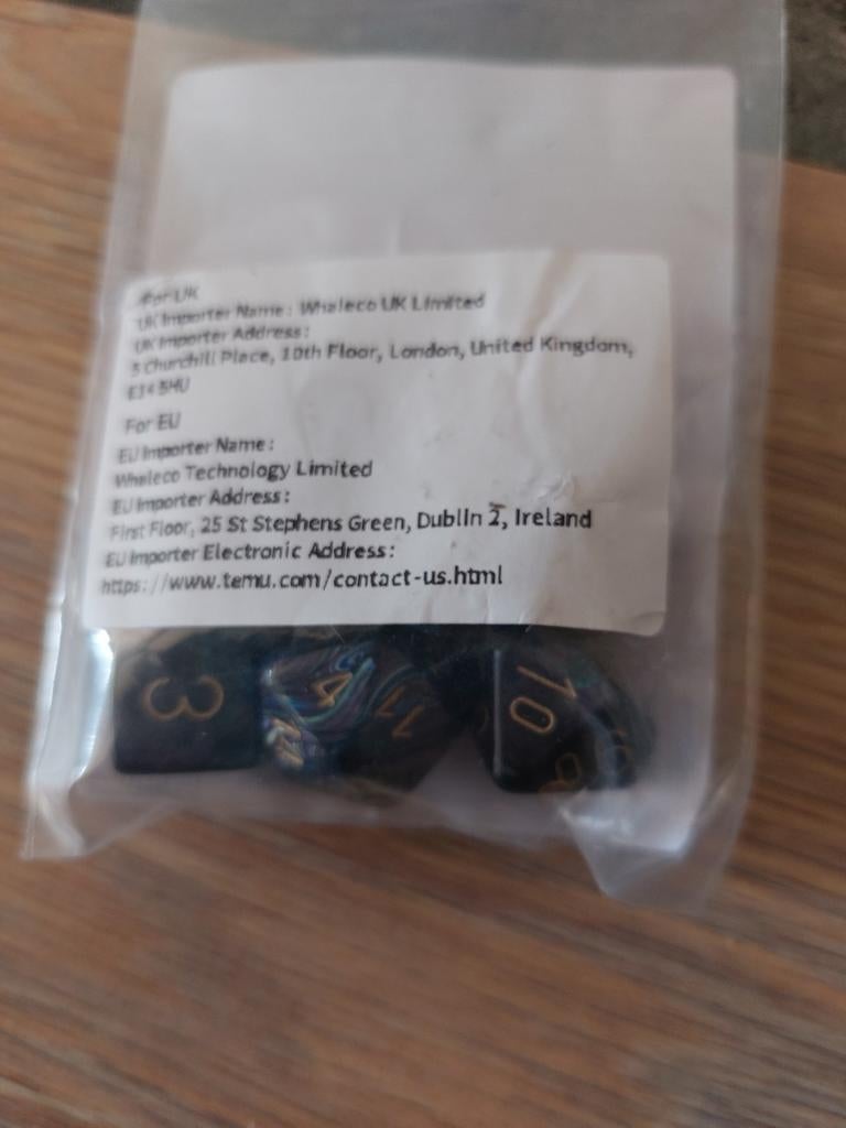 Dice set groen, Ophalen of Verzenden