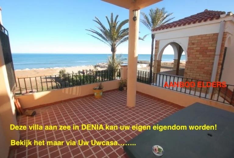 Uw eigen Villa direct aan zee in DENIA met 3 parkings en, Immo, Étranger, Espagne, Maison d'habitation, Village