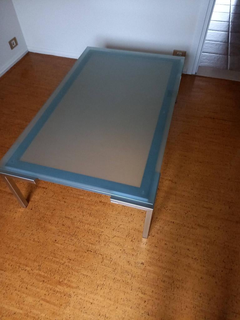 Salontafel, Huis en Inrichting, Tafels | Salontafels, Ophalen, Gebruikt, 100 tot 150 cm, 50 tot 100 cm