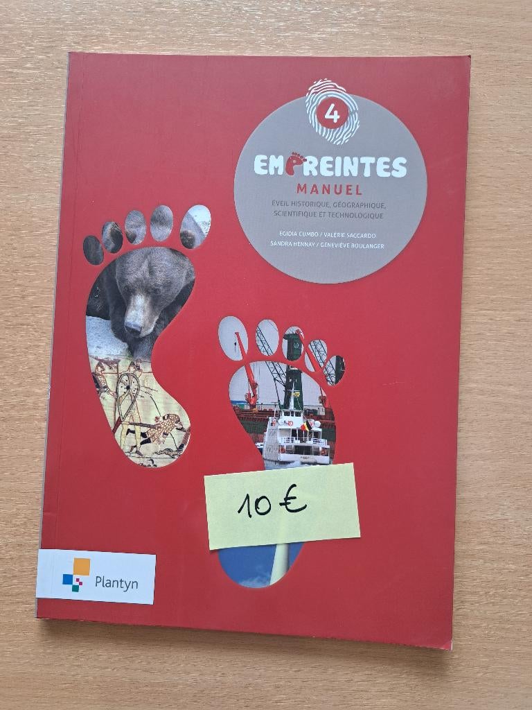 Empreintes 4 - Manuel scolaire Eveil, Livres, Enlèvement, Comme neuf, Primaire