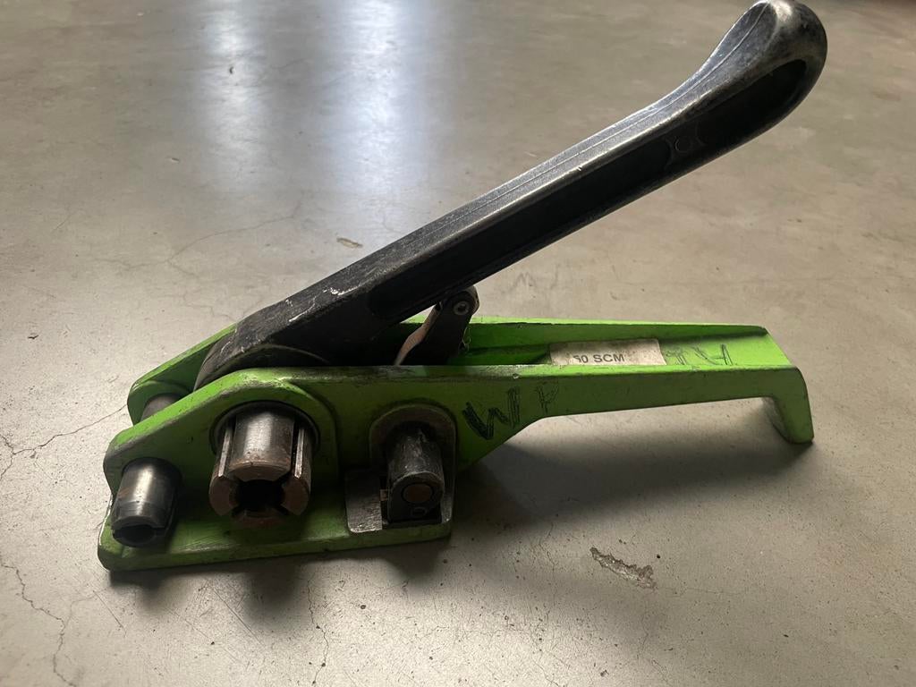 Bandspanner staalband, kunstof omsnoeringsband, Doe-het-zelf en Bouw, Ophalen of Verzenden, Gebruikt