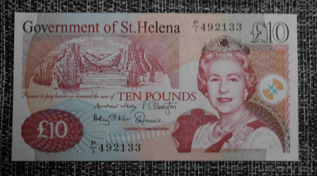 UNC-ticket voor 10 pond Sint-Helena 2012, Verzenden, Overige landen, Setje