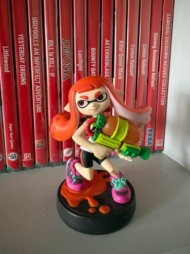 Amiibo Inkling Girl (Splatoon), Games en Spelcomputers, Games | Nintendo Wii, Zo goed als nieuw, Ophalen of Verzenden
