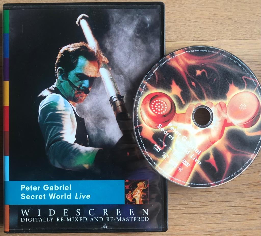 PETER GABRIEL - Secret world Live ( DVD ), Cd's en Dvd's, Dvd's | Muziek en Concerten, Zo goed als nieuw, Muziek en Concerten