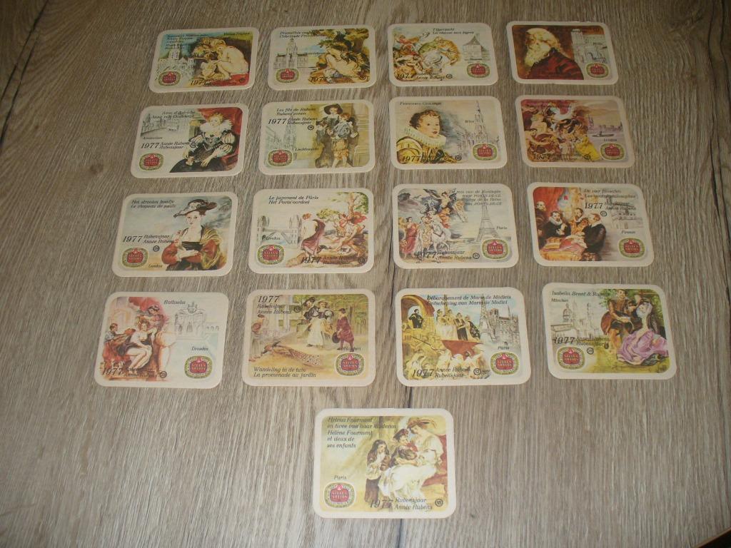 Bierkaartjes Stella Artois, Verzamelen, Ophalen of Verzenden, Gebruikt, Viltje(s), Stella Artois